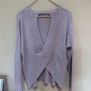 Lilac V-Neck Sweater